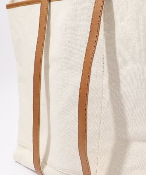 【別注】AMIACALVA レザーハンドルキャンバストート 