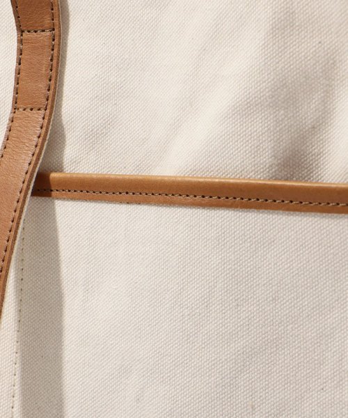 【別注】AMIACALVA レザーハンドルキャンバストート 