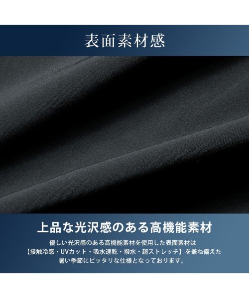  GENELESS(GENELESS)/サルエルパンツ メンズ 春夏 ゆったり 涼しい 麻 パンツ 接触冷感 ストレッチ 7分丈 ウエストゴム クロップドパンツ 黒 無地 アラジンパンツ ワイド 紺/img05