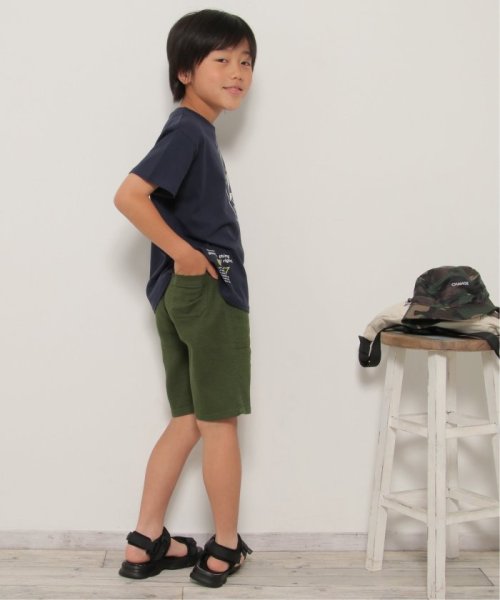 ikka kids(イッカ　キッズ)/ストレッチパナマハーフパンツ（120〜160cm）/img19