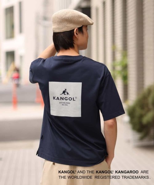 a.v.v (MEN)(アー・ヴェ・ヴェメンズ)/【コラボ/KANGOL】胸ポケットプリントTシャツ/img08