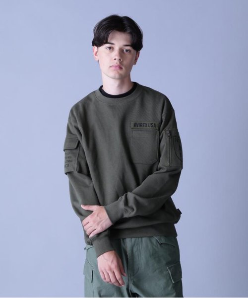 AVIREX(AVIREX)/FATIGUE CREWNECK SWEAT / ファティーグ クルーネック スウェット / AVIREX / アヴィレックス/img12