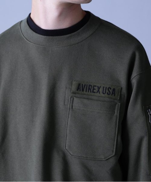 AVIREX(AVIREX)/FATIGUE CREWNECK SWEAT / ファティーグ クルーネック スウェット / AVIREX / アヴィレックス/img16