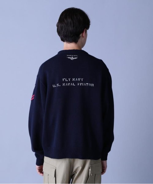 AVIREX(AVIREX)/NAVAL CREWNECK KNIT / ネイバル クルーネック ニット / AVIREX / アヴィレックス/img19