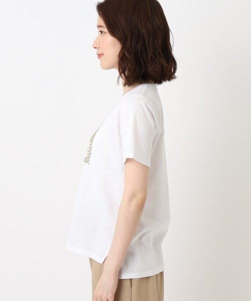 CORDIER(ＣＯＲＤＩＥＲ)/プリント&刺繍デザインラグジュアリーTシャツ/img02