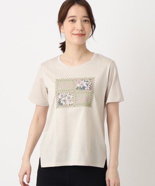 CORDIER(ＣＯＲＤＩＥＲ)/プリント&刺繍デザインラグジュアリーTシャツ/img08