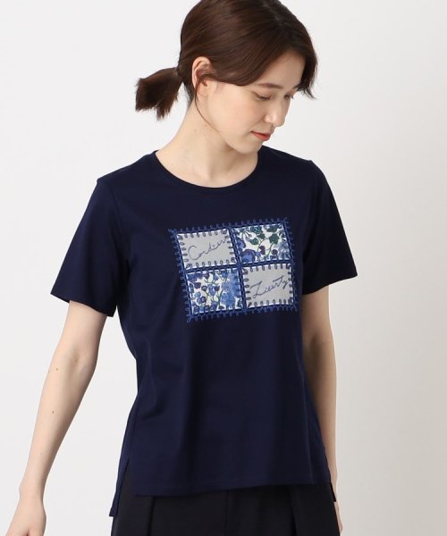 CORDIER(ＣＯＲＤＩＥＲ)/プリント&刺繍デザインラグジュアリーTシャツ/img12