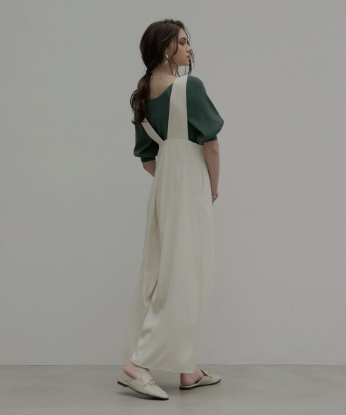 MIELI INVARIANT(ミエリ インヴァリアント)/Wide Strap Salopette Pants/img12