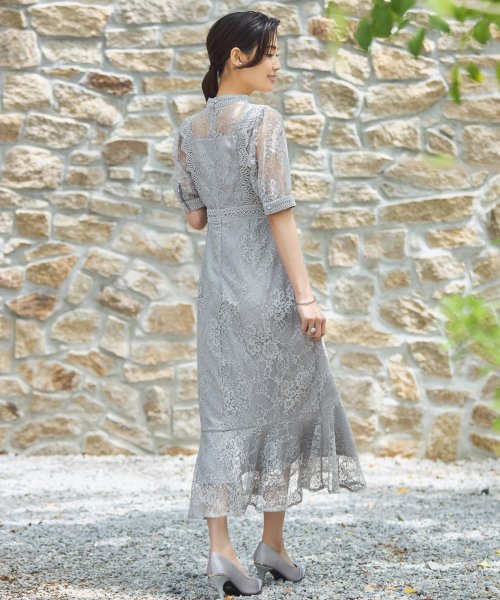 DRESS+(ドレス プラス)/ワンピース ドレス レース タイト 結婚式 5分袖/img05