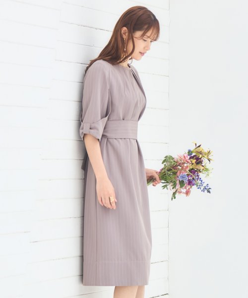 DRESS+(ドレス プラス)/フォーマル ワンピース オフィスカジュアル 袖あり/img02
