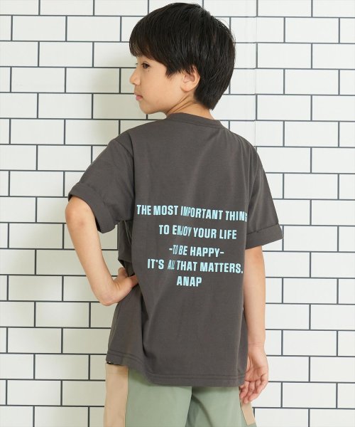 ANAP KIDS(アナップキッズ)/フロントスリットビッグTシャツ/img05