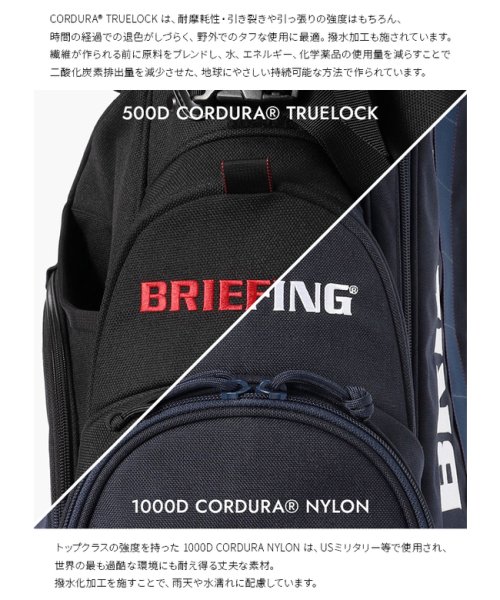 BRIEFING(ブリーフィング)/ブリーフィング ゴルフ キャディバッグ ゴルフバッグ スタンダード スタンド 9.5型 4分割 BRIEFING GOLF CR－4#03 brg231d07 /img05