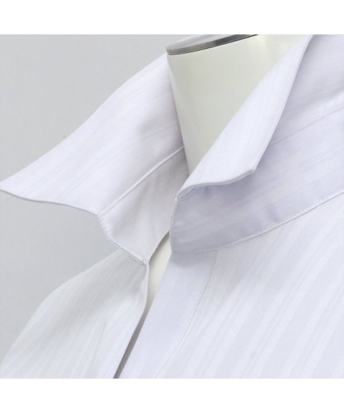TOKYO SHIRTS(TOKYO SHIRTS)/形態安定 スキッパー衿 綿100% 半袖 レディースシャツ/img03