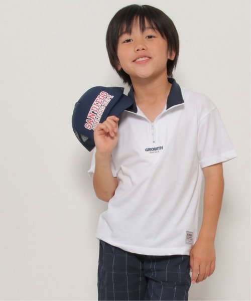 ikka kids(イッカ　キッズ)/襟配色ハーフジップTシャツ（120〜160cm）/img14