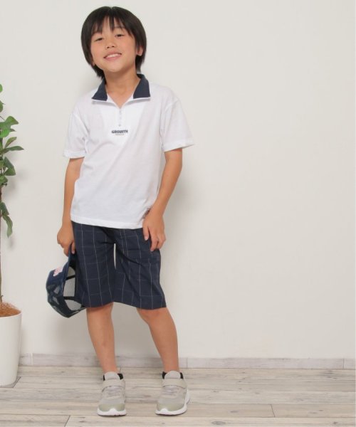 ikka kids(イッカ　キッズ)/襟配色ハーフジップTシャツ（120〜160cm）/img15