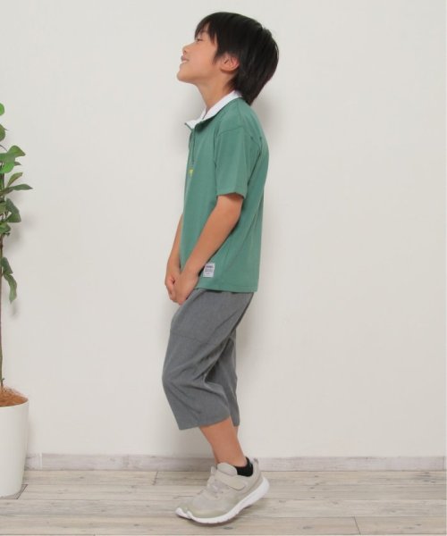 ikka kids(イッカ　キッズ)/襟配色ハーフジップTシャツ（120〜160cm）/img19