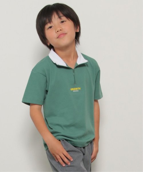 ikka kids(イッカ　キッズ)/襟配色ハーフジップTシャツ（120〜160cm）/img20