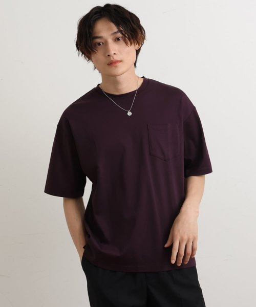 a.v.v (MEN)(アー・ヴェ・ヴェメンズ)/【接触冷感/S－XXL】シルケットスムースワイドシルエットTシャツ/img30