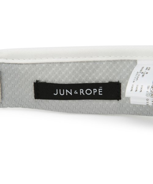 JUN and ROPE(ジュン＆ロペ)/ベーシックロゴ刺繍ツイルバイザー/img09