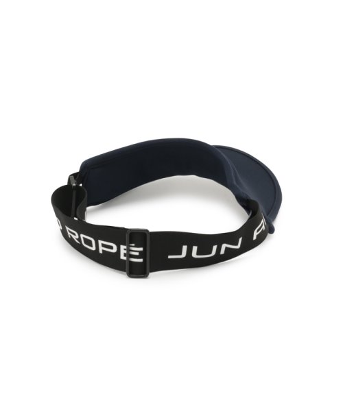 JUN and ROPE(ジュン＆ロペ)/【吸水速乾】【UV】フロントロゴ刺繍ジャガードテープバイザー/img04