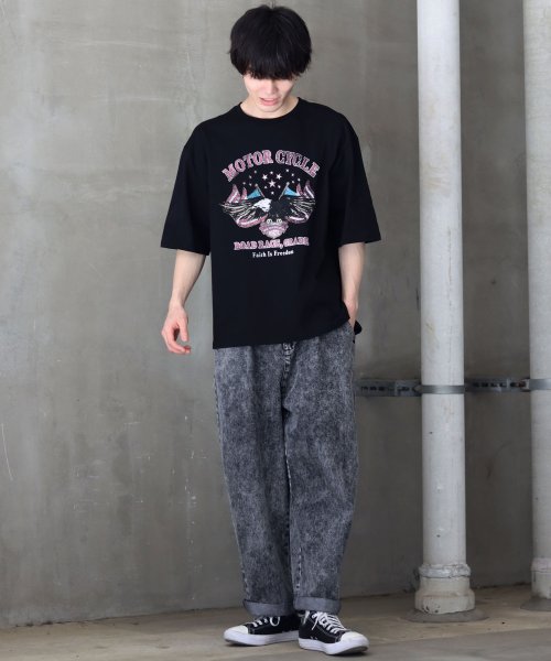 SITRY(SITRY)/【SITRY】アメリカン ヘビーウェイト ヴィンテージプリントTシャツ /レディース メンズ 半袖 Tシャツ トップス カジュアル ロックT バンドT 古着風/img14