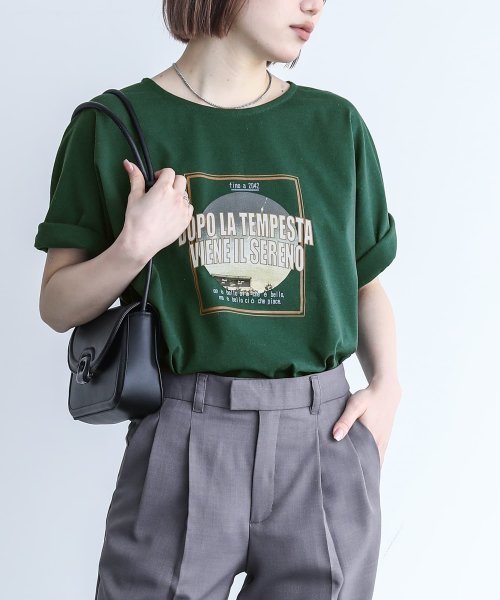 osharewalker(オシャレウォーカー)/『ツアープリントリサイクルTシャツ』/img10