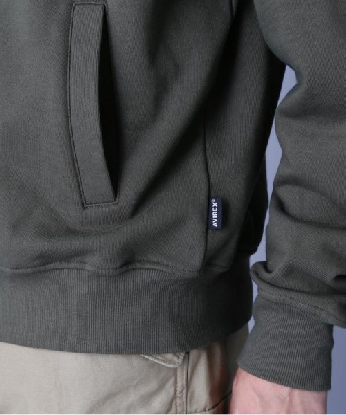 AVIREX(AVIREX)/FATIGUE STAND ZIPUP SWEAT / ファティーグ ジップアップ スウェット  / AVIREX / アヴィレックス/img21