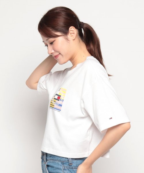 TOMMY JEANS(トミージーンズ)/【オンライン限定】ラグジュアリーオーバーサイズクロップドTシャツ/img08