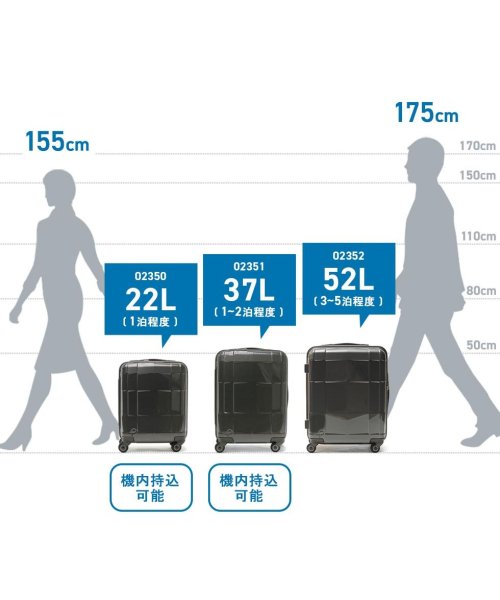 ProtecA(プロテカ)/【正規取扱店】 プロテカ スーツケース PROTeCA スタリアCXR STARIA CXR キャリーケース 37L Sサイズ 小型 小さめ 02351/img18