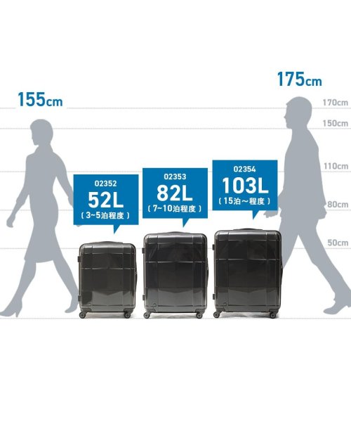 ProtecA(プロテカ)/【正規取扱店】 プロテカ スーツケース PROTeCA スタリアCXR STARIA CXR キャリーケース 82L Lサイズ 大容量 大型 大きめ 02353/img18