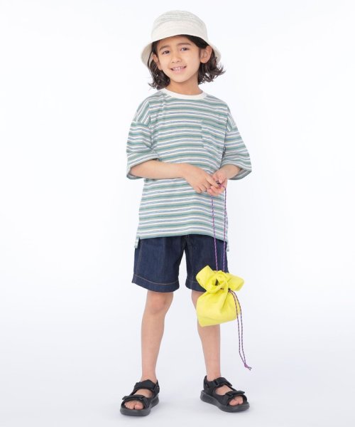 SHIPS KIDS(シップスキッズ)/SHIPS KIDS:100～130cm / リサイクルコットン マルチ ボーダー TEE/img05