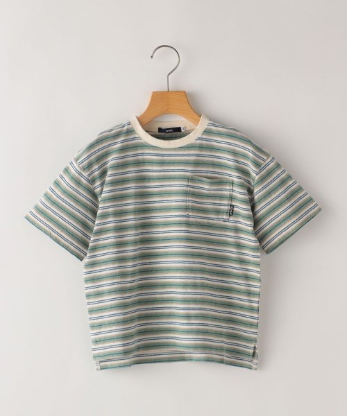 SHIPS KIDS(シップスキッズ)/SHIPS KIDS:100～130cm / リサイクルコットン マルチ ボーダー TEE/img07