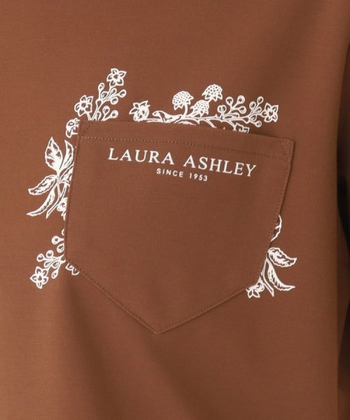 LAURA ASHLEY(ローラアシュレイ)/【接触冷感/洗える】ブランブル柄ポケットTシャツ/img08