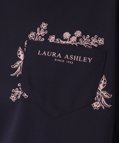  LAURA ASHLEY(ローラアシュレイ)/【接触冷感/洗える】ブランブル柄ポケットTシャツ/img12