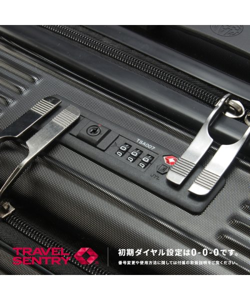 MAN-SEL(マンセル)/マンセル スーツケース 機内持ち込み Sサイズ SS 37L フロントオープン ポケット ストッパー付き 軽量 mansel 0010 キャリーケース/img16
