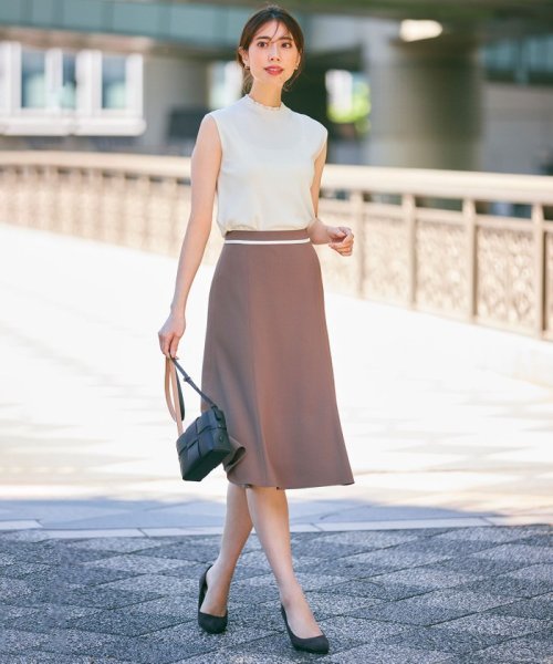 CINDY / フレアスカート(505391081) | ベイジ，(BEIGE，) - MAGASEEK 