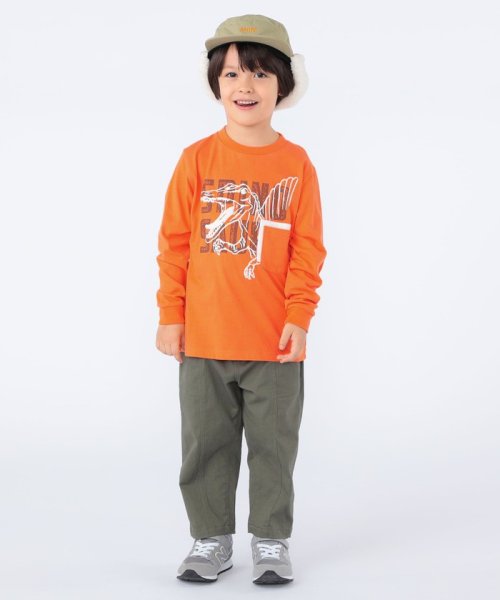 SHIPS KIDS(シップスキッズ)/SHIPS KIDS:100～130cm / 恐竜 蓄光 プリント 長袖 TEE/img02