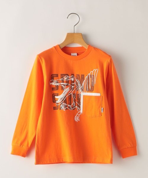 SHIPS KIDS(シップスキッズ)/SHIPS KIDS:100～130cm / 恐竜 蓄光 プリント 長袖 TEE/img04