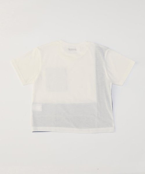 COMME CA ISM KIDS(コムサイズム（キッズ）)/パッチワーク　配色切り替え半袖Tシャツ/img01