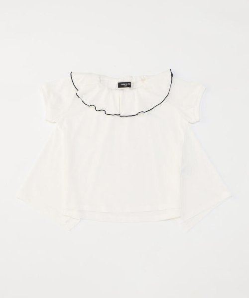 COMME CA ISM KIDS(コムサイズム（キッズ）)/ラッフルカラー　半袖Tシャツ/img01