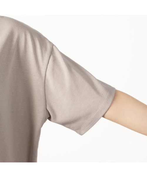 MAC HOUSE(women)(マックハウス（レディース）)/[大きいサイズ] CONVERSE コンバース シューズプリント半袖Tシャツ クイーンサイズ 3285－3724/img06