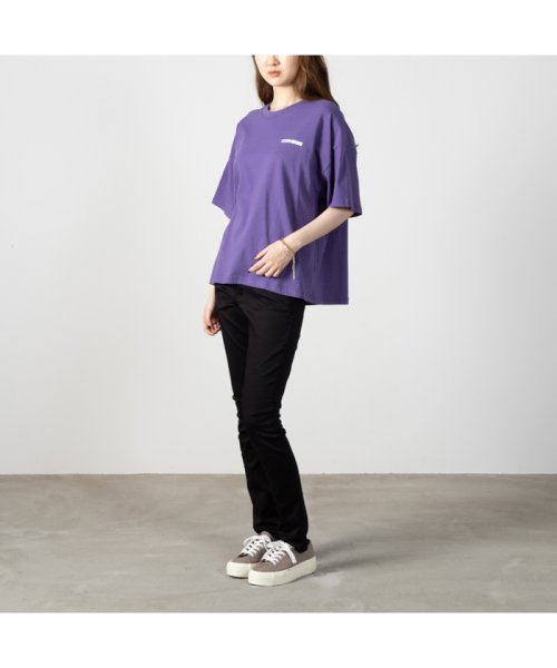 MAC HOUSE(women)(マックハウス（レディース）)/[大きいサイズ] CONVERSE コンバース ドロップショルダーシューズプリント半袖Tシャツ クイーンサイズ 3285－3704/img03