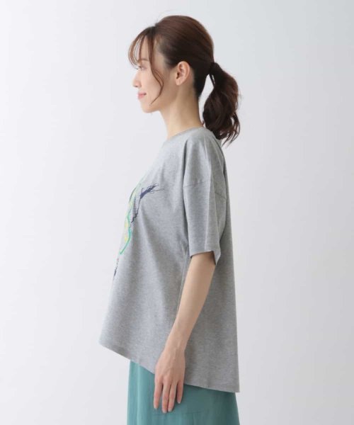 HIROKO BIS(ヒロコビス)/【洗える】バレリーナキャット刺繍デザインカットソー/img01