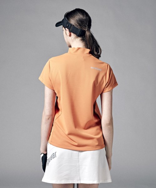 Munsingwear(マンシングウェア)/『ENVOY』SUNSCREEN MOTION3Dモックネックシャツ(吸汗速乾/UV CUT(UPF50)/遮熱/クーリング(効果))【アウト/img03