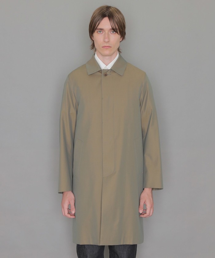 y*i様 LAD MUSICIAN ギャバジンサテンカラーコート L】【BANTON／バントン】ハイブリッドギャバジンステン