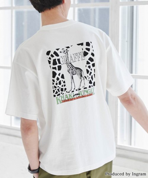 coen(coen)/KHAKI　JUNGLE（カーキジャングル）別注アニマルプリントTシャツ/img04