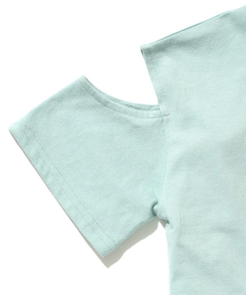 SHOO・LA・RUE(Kids) (シューラルーキッズ)/【110－140cm/2点セット】肩スリットTシャツ+インナーキャミセット/img04