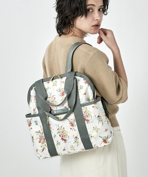 LeSportsac(LeSportsac)/DOUBLE TROUBLE BACKPACKぺインテッドフラワーズパーティ/img06