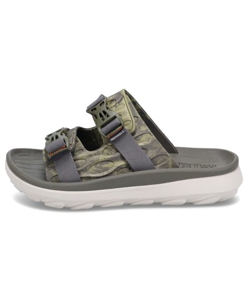 メレル MERRELL リカバリーサンダル スライドサンダル ハット ウルトラ ラップ メンズ HUT ULTRA WRAP オリーブ J005227 人気・おすすめ｜使いやすい・旅行におすすめ 品質保証 全国発送 正規品・日本国内発送・安心保証付き
