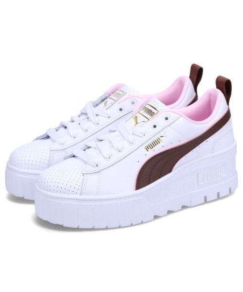 PUMA(プーマ)/PUMA プーマ スニーカー メイズ ウェッジ プレッピー ウィメンズ レディース 厚底 MAYZE WEDGE PREPPY WNS ホワイト 白 38986/img06